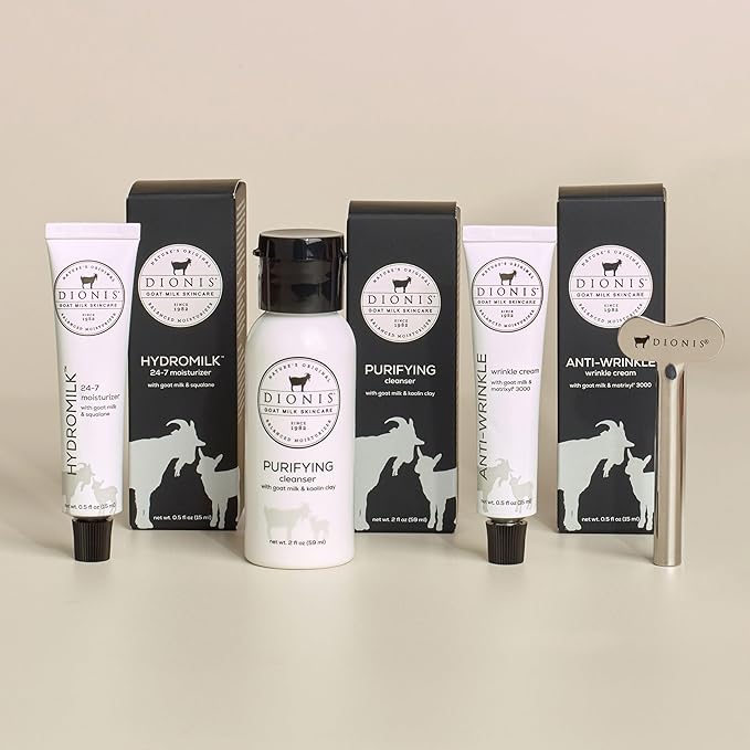 Dionis Goat Milk Skincare Core Collection Starter Set - Cruelty Free, Paraben Free, For All Skin Types-VivaGrace Women