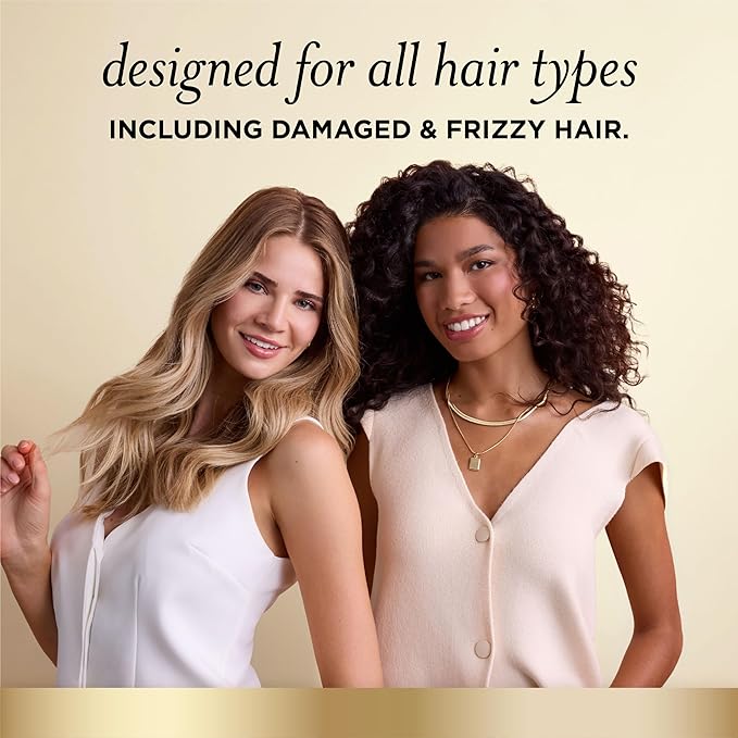Pantene Keratin Leave-In Conditioner with Argan Oil, Protein Treatment for Dry, Damaged & Color-Treated Hair, Repairs Split Ends & Protects from Damage, Formaldehyde-Free, 8.4 Fl Oz-VivaGrace Women