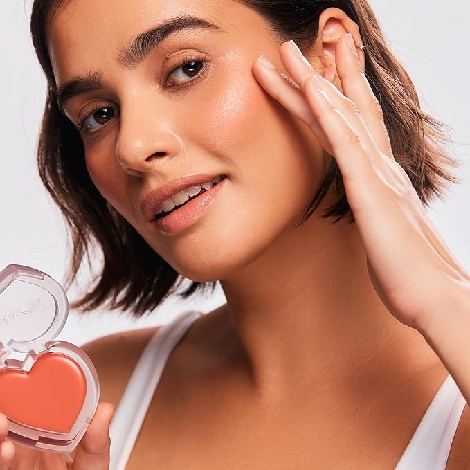 The Creme Shop Crème Blush Balm: Dewy Color Perfection with Aloe Vera. Buildable, Long-lasting, Easily Blendable for Naturally Rosy Cheeks. Embrace the Glow – Teddy Bear-VivaGrace Women