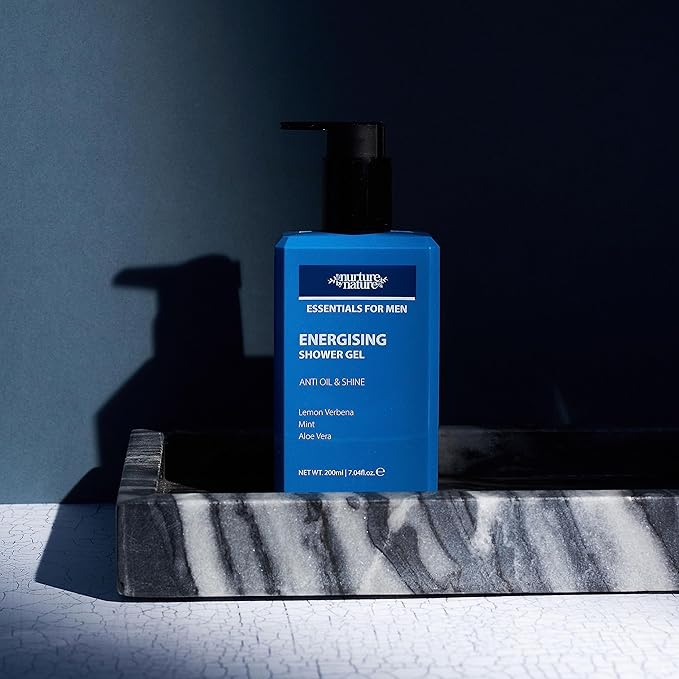 Nurture by Nature Mens Gift Set, Fathers Day Gifts, 5 x Men's Body Care Products Included, Gift Set Men, Mens Gift Basket, Men Body Wash Set, Men Bath Set, Self Care for Men, Men's Shower Kit-VivaGrace Women