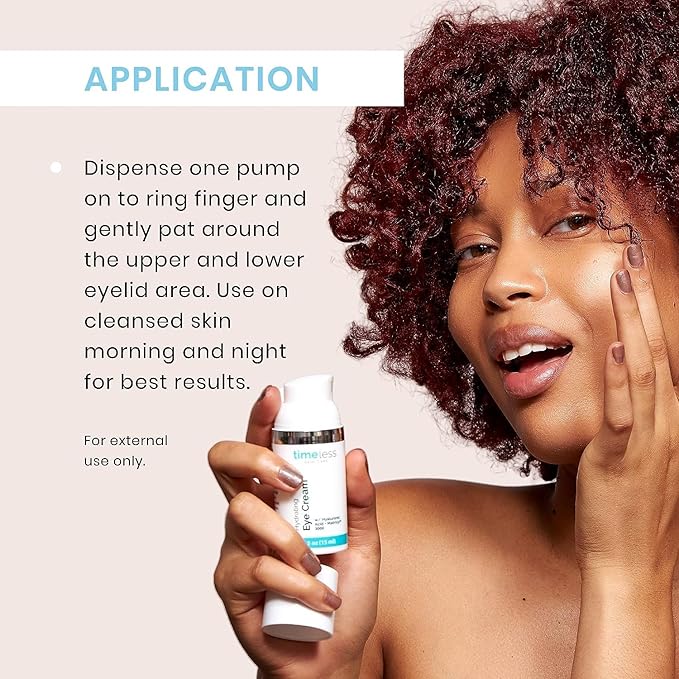 Timeless Skin Care Hydrating Eye Cream - Skin Care Cream for Eyes with Hyaluronic Acid - Hydrating Beauty Product for Personal Care - 0.5 oz (Pack of 2)-VivaGrace Women