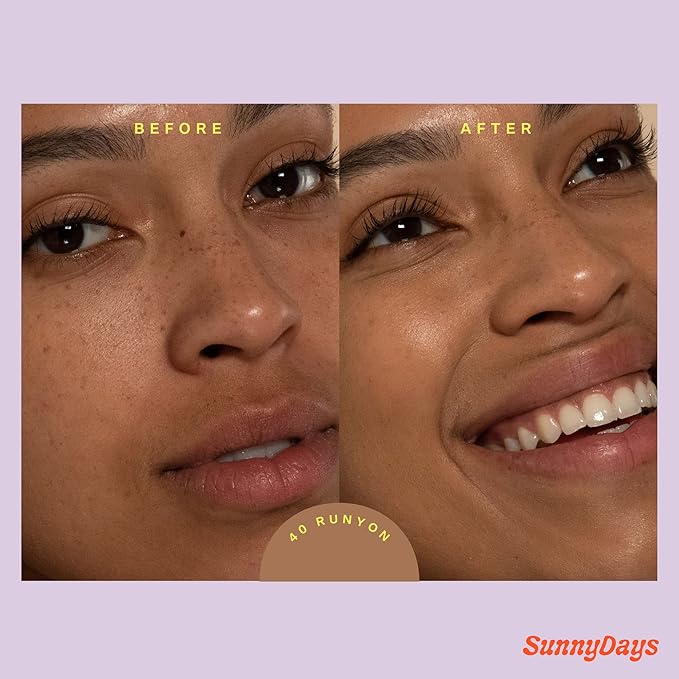 Tower 28 Beauty SunnyDays SPF 30 Tinted Mineral Sunscreen - For Sensitive Skin - 2-in-1 Facial Broad Spectrum UVA/UVB Protection + Foundation – Shade 40 RUNYON, 1 Fl Oz-VivaGrace Women