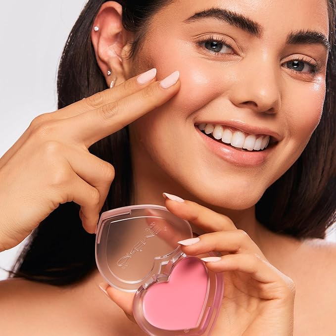The Creme Shop Crème Blush Balm: Dewy Color Perfection with Aloe Vera. Buildable, Long-lasting, Easily Blendable for Naturally Rosy Cheeks. Embrace the Glow – Adore U-VivaGrace Women