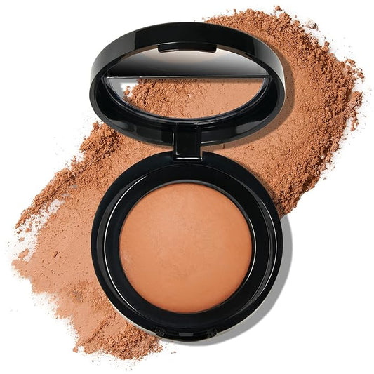 LAURA GELLER NEW YORK Baked Blurring + Setting Powder, Translucent Makeup Setting Powder For Soft-Focus Finish Minimize Fine Lines and Pores, Tan/Deep-VivaGrace Women