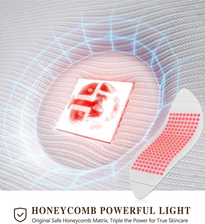 Red Light Therapy for Face and Neck, 720 LED Infrared Light Therapy Mask for Wrinkles and Acne, Large 30.8" x 11.8" Panel for Body, Red Light Mask Gift for Women, Mom, PDT Facial Skincare at Home-VivaGrace Women