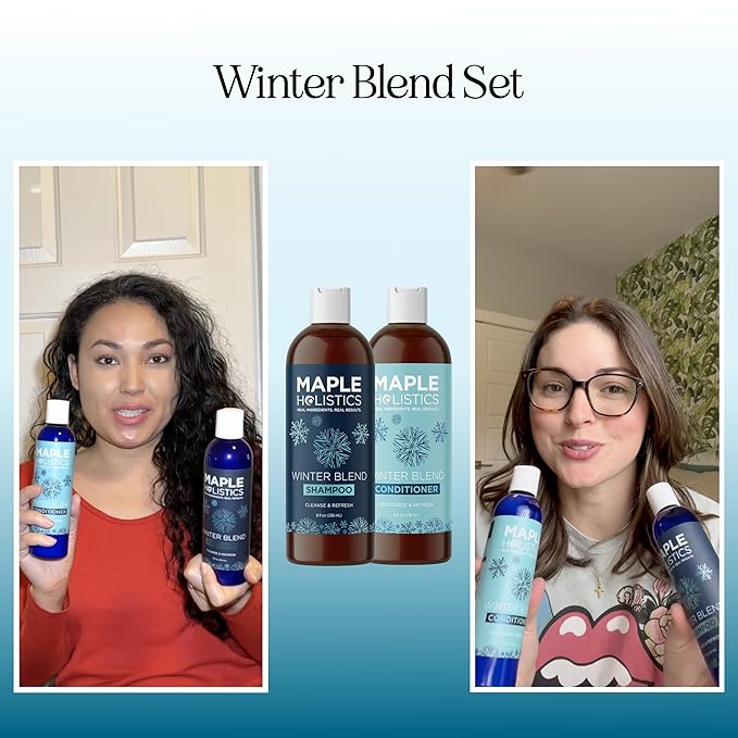 Sulfate Free Hard Water Shampoo and Conditioner - Hard Water Hair Treatments of Product and Minerals with Five Mint Essential Oils for Replenishing Hydration and Hair Shine - Paraben & Cruelty Free-VivaGrace Women