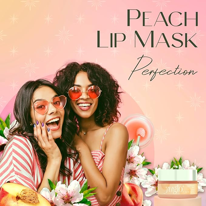 Moisture & Collagen Booster Lip Sleeping Mask - Treatment to Restore, Hydrate & Plump Dry Chapped Lips - Peach-VivaGrace Women