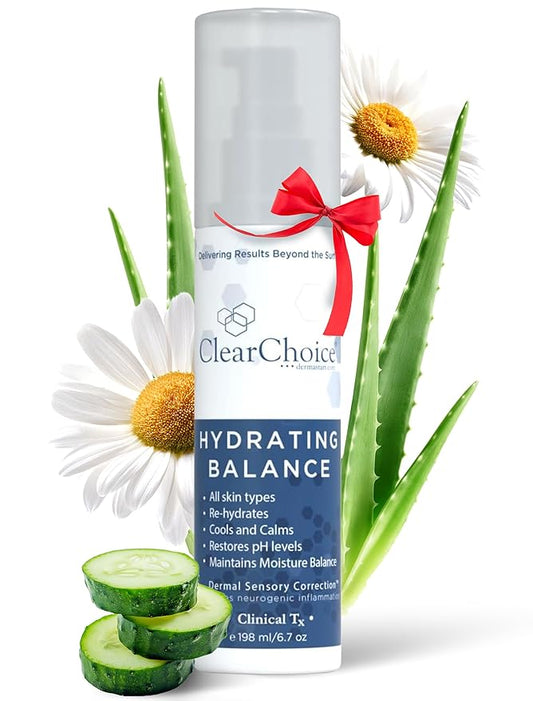 Clear Choice Hydrating Balance Facial Mist 6.7oz – Rejuvenating Spray for All Skin Types, Tightens Pores, Prolongs Makeup, Restores pH Balance-VivaGrace Women