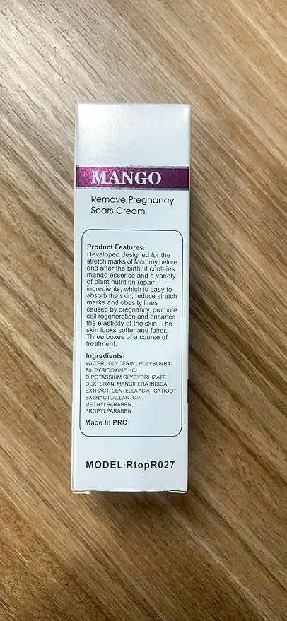 RtopR Mango Stretch Marks and Scar Cream -Stretch Marks and Scar Removal Cream for Pregnancy - Best Body Moisturizer-40g-VivaGrace Women