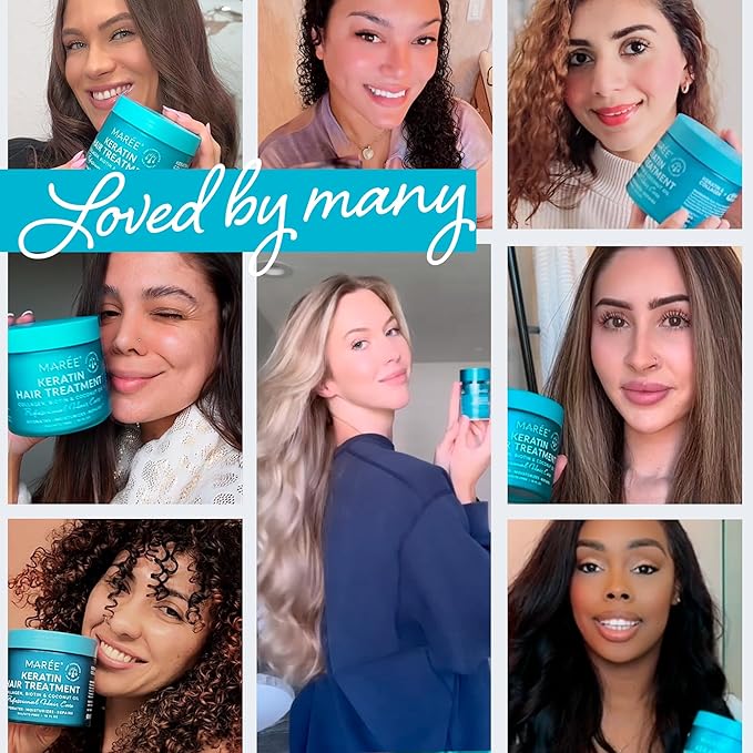 MAREE Hair Mask for Damaged Hair - Keratin Treatment Conditioner - Extremely Deep Conditioning Mask, Hydrating & Repairing, Keratina Mascarilla Para el Cabello-VivaGrace Women