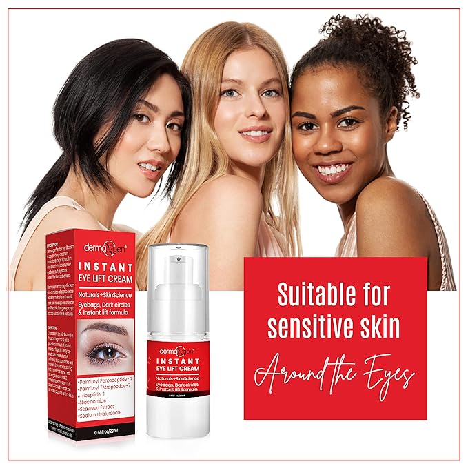 Rapid Reduction Eye Cream - Eye Cream Anti Aging Treatment for Dark Circles - Instant Under Eye Cream - Advanced Peptide Skin Tightening Formula - Instantly Removes Puffiness Wrinkles 20ml-VivaGrace Women
