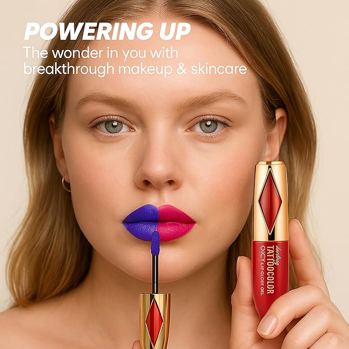 Peel Off Lip Stain -Lip Stain Peel Off Masque - Long Lasting, Waterproof and Transfer Proof Nude Lip Tint, Matte Finish Peel Off Makeup (04 First Kiss Stain)-VivaGrace Women