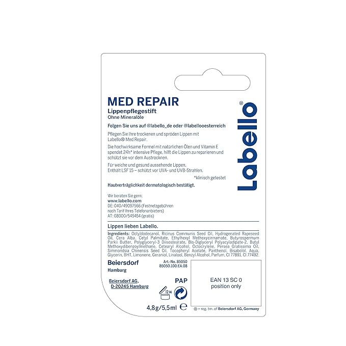 Labello Med Refair Lip Balm-VivaGrace Women