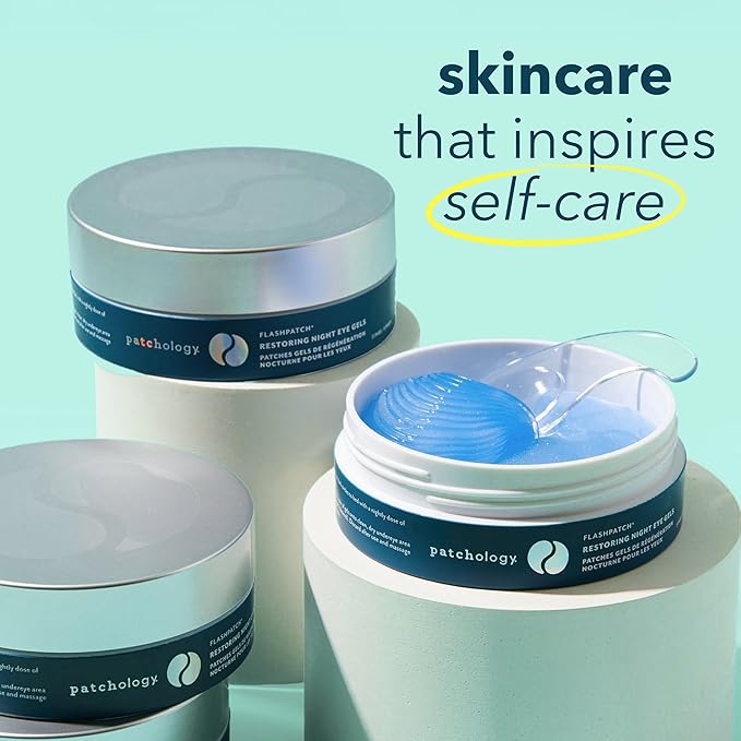 Patchology Restoring Night Under Eye Patches For Dark Circles and Puffy Eyes Care - Anti Aging Eye Masks with Retinol - Reduce Eye Bags, Puffiness & Wrinkles (15 Pairs)-VivaGrace Women