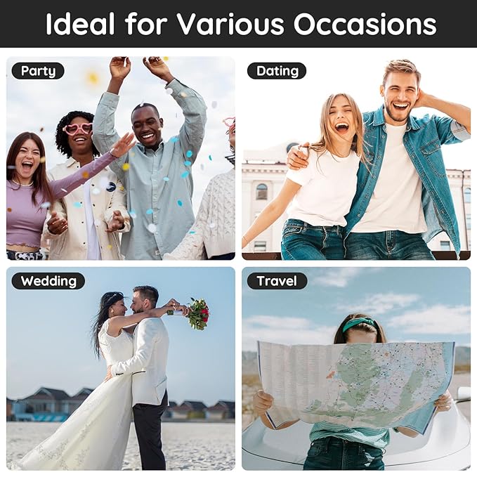 Segbeauty Refillable Perfume Bottle Travel, 5 Set of 10ML Pocket Glass Perfume Atomizer, Empty Fine Mist Mini Travel Bottles Set Cologne Atomizer Dispenser Fragrance Sprayer Cosmetic Container-VivaGrace Women