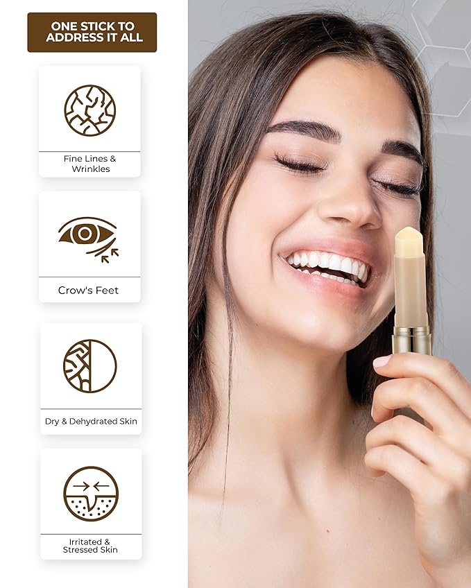CENTELLIAN 24 Madeca Wrinkle Capture Stick (0.4oz) - Multi Balm Stick for Wrinkles & Fine Lines. Korean Skincare, Eye Cream & Moisturizer by Dongkook. Centella Asiatica, Ceramide, Collagen.-VivaGrace Women