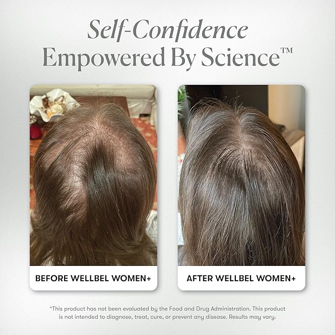 WELLBEL Women + Clean Supplement for Hair, Skin, and Nails, Vegan, Gluten Free, Non GMO 90 Count-VivaGrace Women