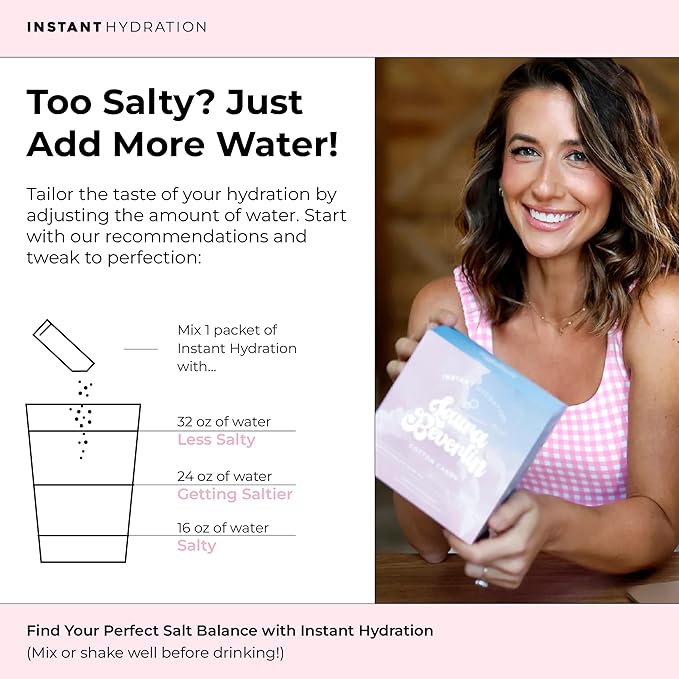 Instant Hydration Electrolytes Powder Packets - Cotton Candy Drink Mix - Zero Sugar - Keto, Vegan, Gluten-Free, Non-GMO - Boost Recovery, Brain Health, Muscle & Tissue Support- 30 Sticks-VivaGrace Women