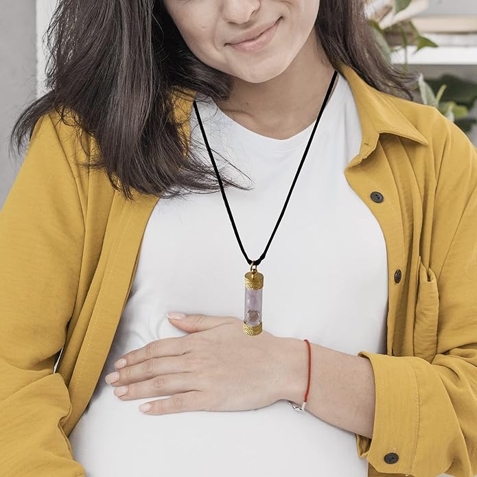 Thai Buddha Pendant Naga Eye Stone Pendant Color Pink Gem Men Women Energy Crystals for Healing and Protection Handmade Necklaces for Men-VivaGrace Women