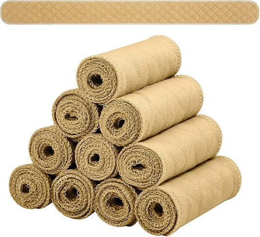 Toulite 10 Pcs Cotton Bra Liners 3 Layer Rectangle Under Bra Pads Sweat Liners for Women Sweating Supplies-VivaGrace Women