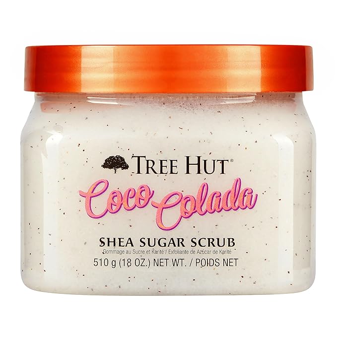 Tree Hut Shea Sugar Scrub Coco Colada, 18 oz, Ultra Hydrating and Exfoliating Scrub for Nourishing Essential Body Care-VivaGrace Women