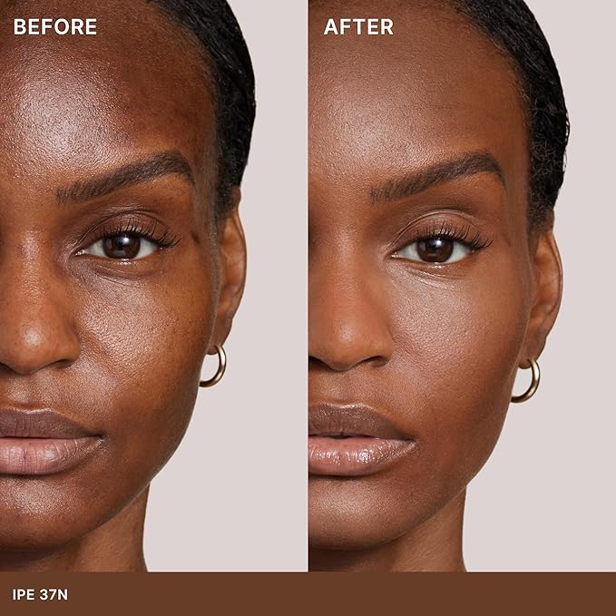 ILIA - Skin Rewind Complexion Stick - Foundation + Concealer + Skincare | Non-Toxic, Vegan, Cruelty-Free, Clean Makeup (37N - Ipe, 0.35 oz | 10 g)-VivaGrace Women