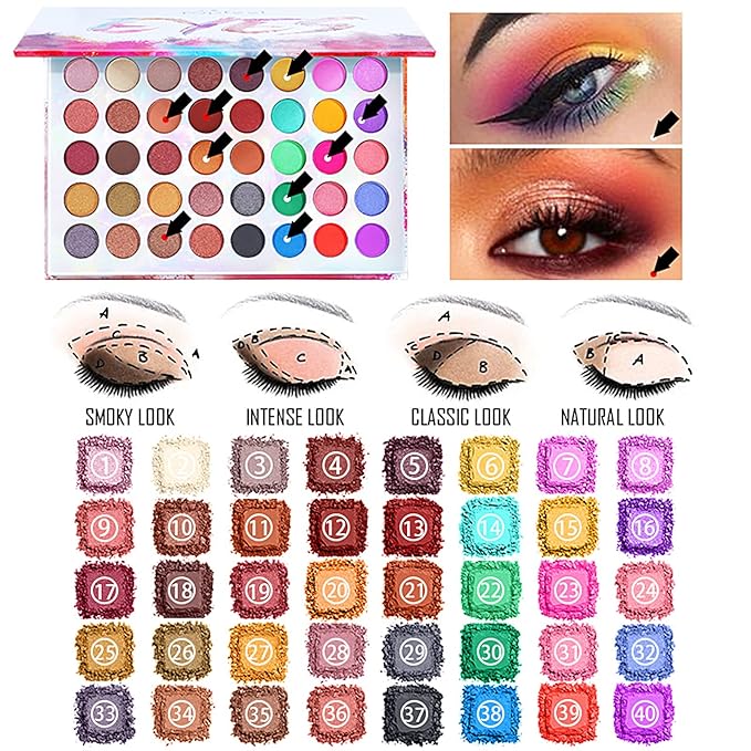 Makeup Kit For Women Full Kit,All-in-one Makeup Holiday Gift Set Include Concealer Eyeshadow Face Powder Palette Lipstick Blush - Make Up Kits For Adult Professional And Beginner With Carry Travel Bag-VivaGrace Women