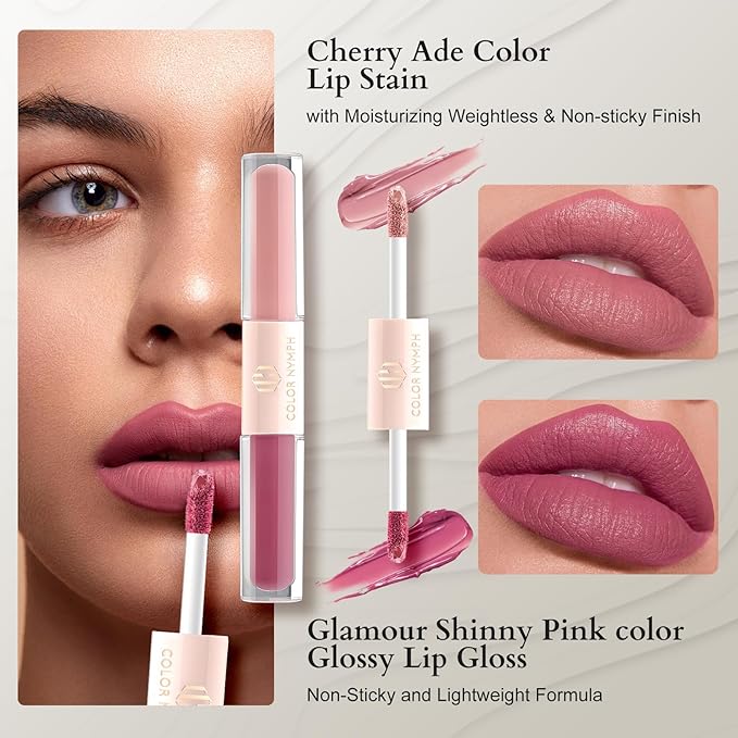 Color Nymph Beginners Makeup Kit for Teens Girls with Cosmetic Bag, Girls Makeup Kit For Women included 9 Color Eyeshadow Palette Concealer Liquid Blush Eyeliner Lipgloss-VivaGrace Women