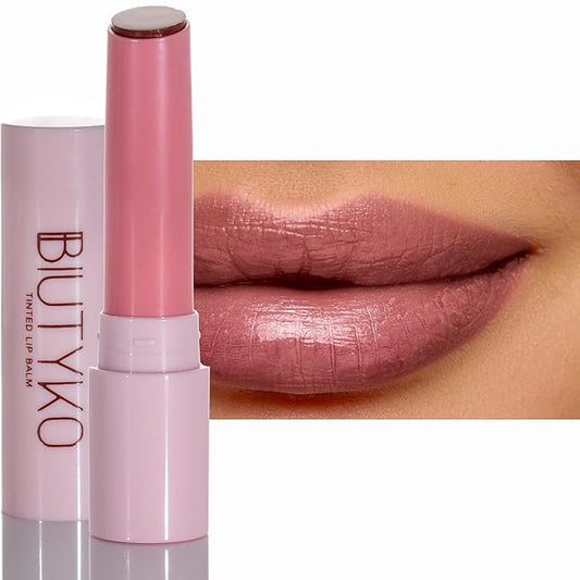 Lip Balm Hydrating for Dry and Chapped Lips Tinted Subtle Color Non-Sticky Juicy Finish | Nude-VivaGrace Women