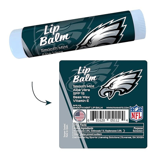 FANMATS 34728 Philadelphia Eagles Smooth Mint SPF 15 Lip Balm-VivaGrace Women