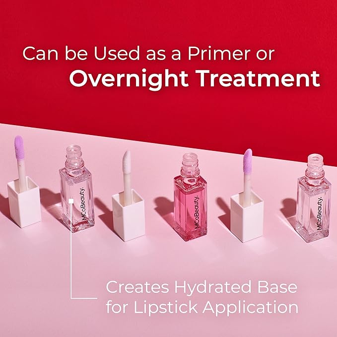 MCoBeauty Lip Oil Hydrating Treatment, Sheer Rose, Moisturizing Shine for Naturally Beautiful Lips, Vegan, Cruelty Free Cosmetics-VivaGrace Women