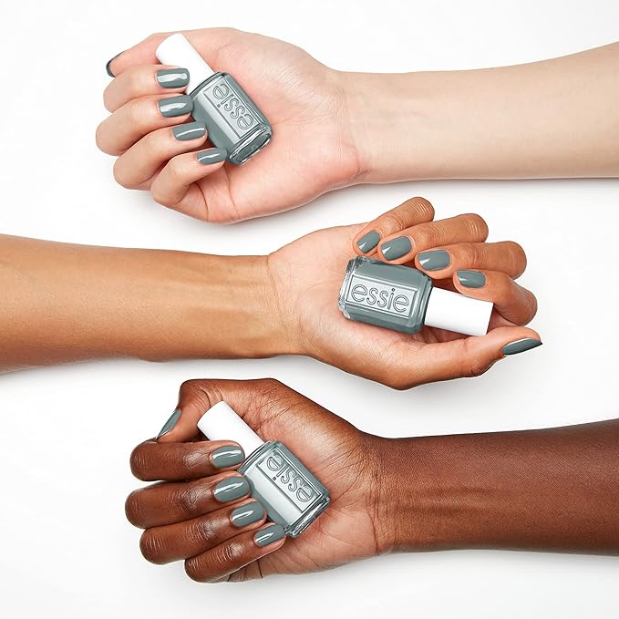 essie Nail Polish, Salon-Quality Green Nail Polish, UnGuilty Pleasures, Vegan, Caught In The Rain, 0.46 fl oz