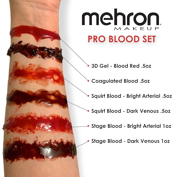Mehron Makeup Pro Blood Set-VivaGrace Women