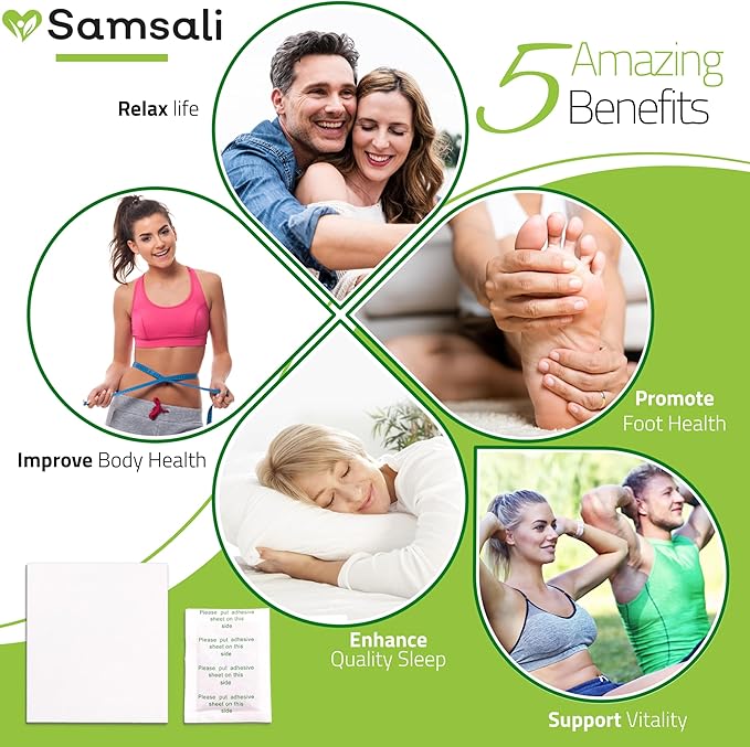 Ginger Foot Pads for Pain Relief: 120-Pack Natural Bamboo Vinegar Bamboo Charcoal Wormwood Lavender Ingredients Foot Patches - Comfort for Stress Relief Relaxation - Ideal for Adults Elderly-VivaGrace Women