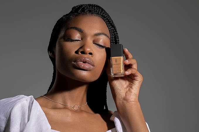 Black Radiance Color Perfect Liquid Full Coverage Foundation Makeup, Rum Spice, 1 Ounce-VivaGrace Women