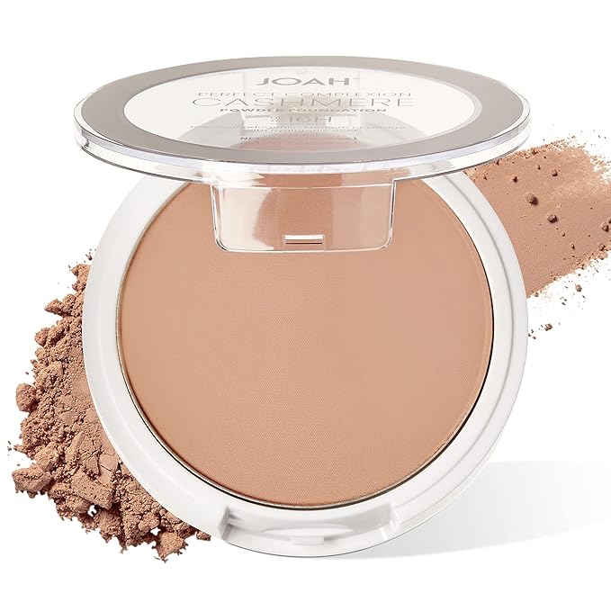 JOAH Beauty Perfect Complexion Cashmere Powder foundation_LC040, Light with Cool Undertones-VivaGrace Women