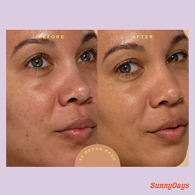 Tower 28 Beauty SunnyDays SPF 30 Tinted Mineral Sunscreen - For Sensitive Skin - 2-in-1 Facial Broad Spectrum UVA/UVB Protection + Foundation - Shade 25 OCEAN PARK, 1 Fl Oz-VivaGrace Women