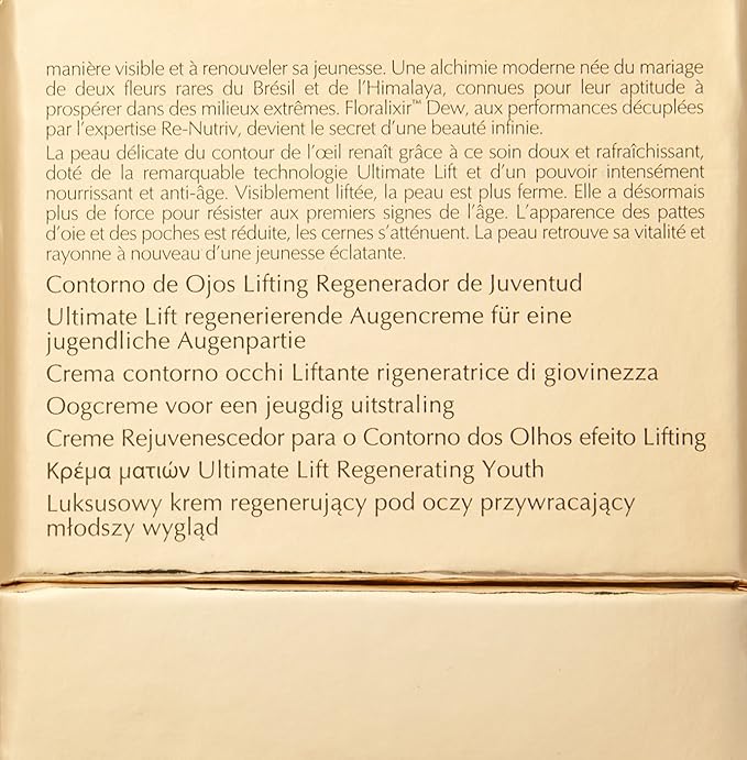 Estee Lauder Re-Nutriv Ultimate Lift Regenerating Youth Eye Creme, 0.5 Ounce-VivaGrace Women