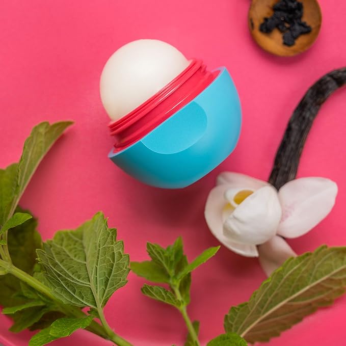 eos 100% Natural Lip Balm- Vanilla Mint, All-Day Moisture, Made for Sensitive Skin, Lip Care Products, 0.25 oz (Pack of 2)-VivaGrace Women