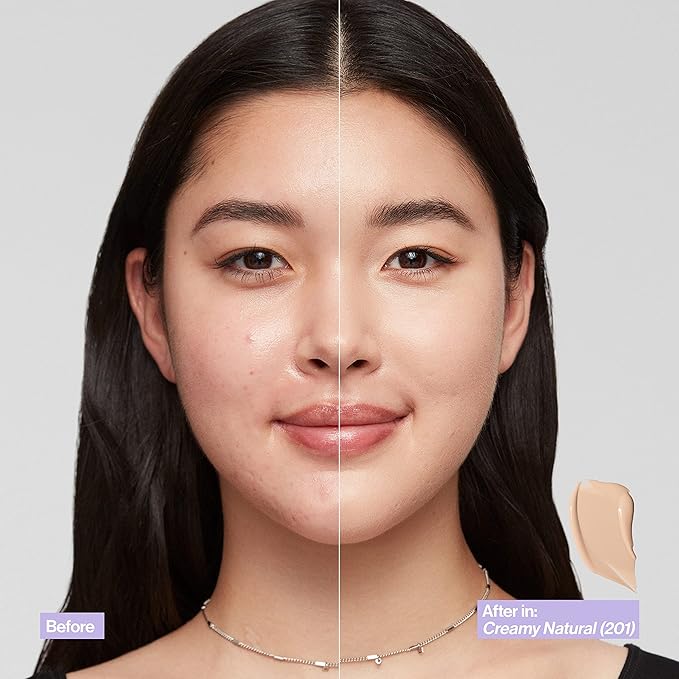 Revlon Illuminance Skin-Caring Liquid Foundation, Hyaluronic Acid, Hydrating and Nourishing Formula with Medium Coverage, 213 Light Natural (Pack of 1)-VivaGrace Women