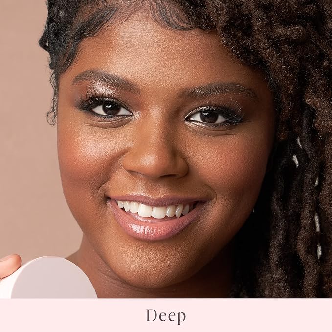 Mally Beauty Flawless Finish Transforming Effect Foundation - Deep - Full Coverage Cream Foundation - Breathable & Lightweight - Hydrating Formula with Vitamin E - Satin Finish-VivaGrace Women