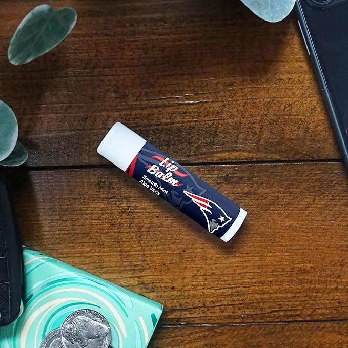 FANMATS 34708 New England Patriots Smooth Mint SPF 15 Lip Balm-VivaGrace Women