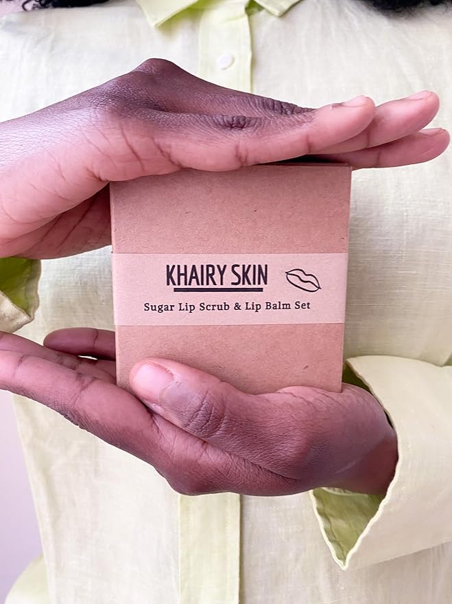 100% Natural Lip Balm and Lip Scrub Duo - Intensive Lip Care Therapy for Dry and Chapped Lips - Made with Cranberry Butter - 100% Vegan-VivaGrace Women