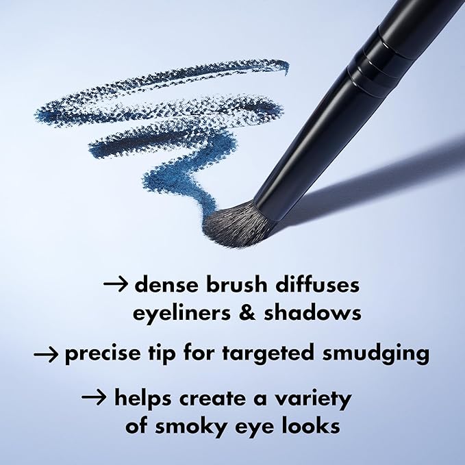 e.l.f. Smudge 'N Smoke Eyeliner Brush, Multi-Use Eyeshadow & Eyeliner Brush For Creating A Perfect Smoky Eye, Vegan & Cruelty-Free-VivaGrace Women