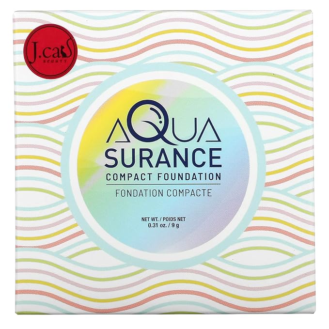 J.CAT BEAUTY Aquasurance Compact Foundation - Light Beige-VivaGrace Women