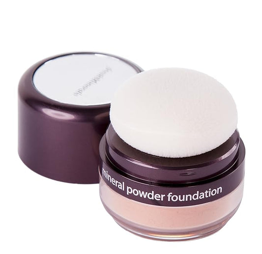 Mineral Powder Foundation, Tanned, 6 Gram-VivaGrace Women