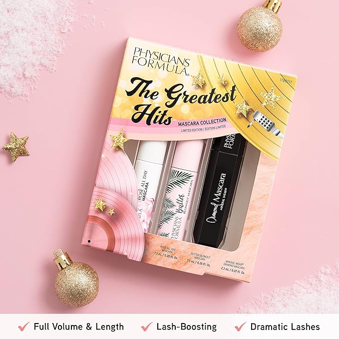 Physicians Formula Holiday Makeup Sets The Greatest Hits Diamond Collection | Mascara, Lip Plumper, Eyeshadow Christmas Gift-VivaGrace Women