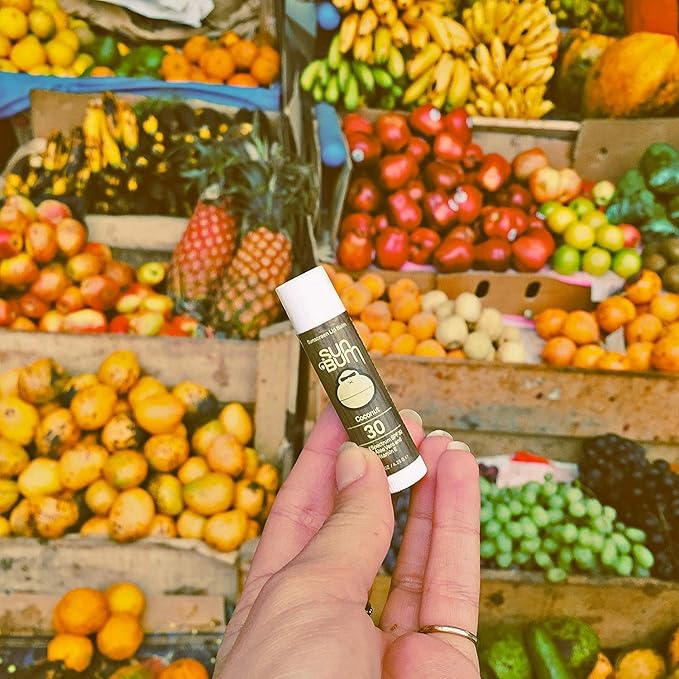 Sun Bum Lip Balm | SPF 30 | 0.15 Ounce Stick | Broad Spectrum UVA, UVB Protection, Hypoallergenic, Paraben Free, Gluten Free, Vegan | The Originals Variety Pack | 7 Pack-VivaGrace Women