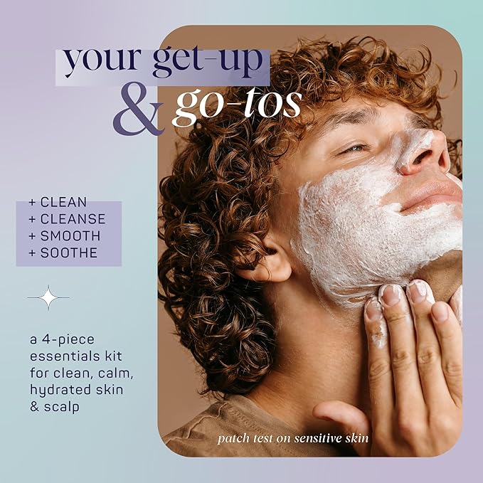 SpaLife Men's Hair & Body Care 4-Piece Set – Body Wash, Shave Gel, After-Shave Gel, Shampoo – Men's Skincare – After-Shave Lotion for Men – Gift Set – Gifts for Men – Gifts for Guys-VivaGrace Women