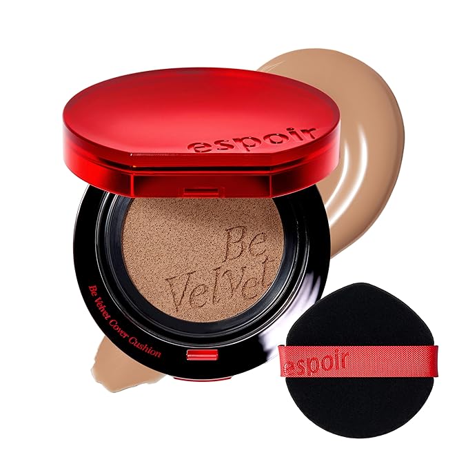 espoir [NEW] Be Velvet Cushion Foundation | Quick and Easy Coverage with Long-lasting Color by Zero Oxidation (#29 Walnut, 0.46 Ounce (Pack of 1))-VivaGrace Women